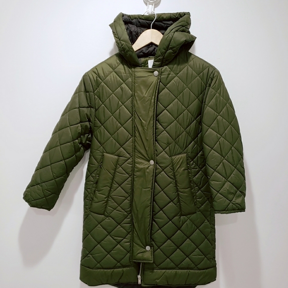 Zara Jackets & Coats Zara Stylish Quilted Winter Jacketcoat Olive